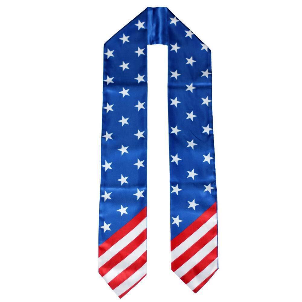 1938 USA US American Flag Graduation Stole/Sash/Scarf